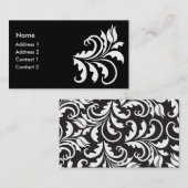 witte tulp visitekaartje (Voorkant / Achterkant)