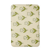 Witte Tulpen Badmat (Voorkant Verticaal)