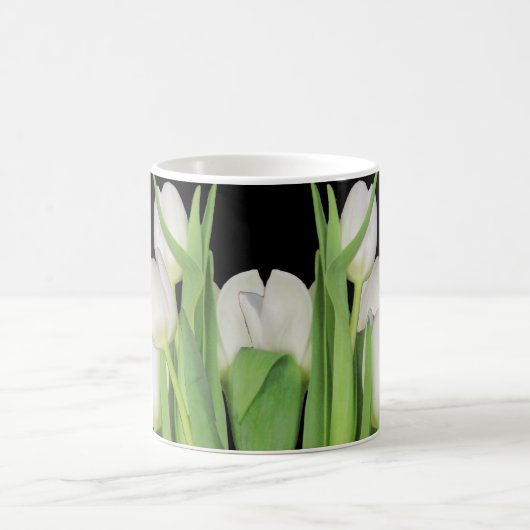 Witte tulpen koffiemok (Center)