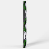 Witte tulpen met groene bladeren samsung galaxy hoesje (Rechterkant)