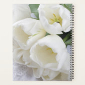 Witte tulpen planner (Achterkant)