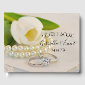 Witte Tulpen, ringen en parellentweduwen Gastenboek (Voorkant)