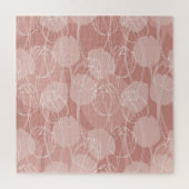 witte tulpen roze achtergrond legpuzzel (Verticaal)