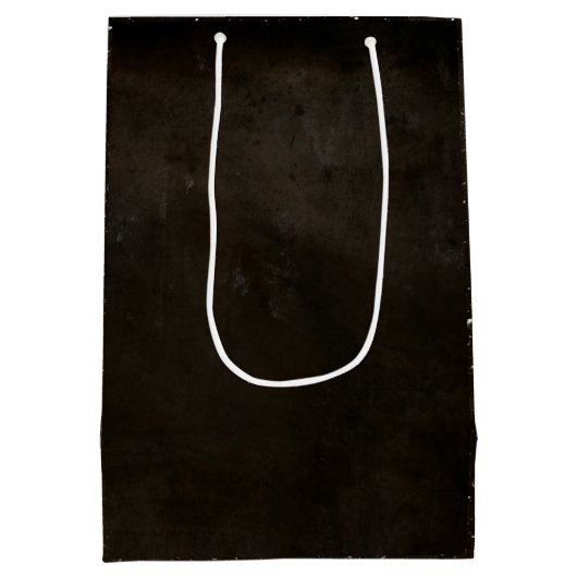 Witte Tulpen van afgelopen dag met regendruppels Medium Cadeauzakje (Achterkant)