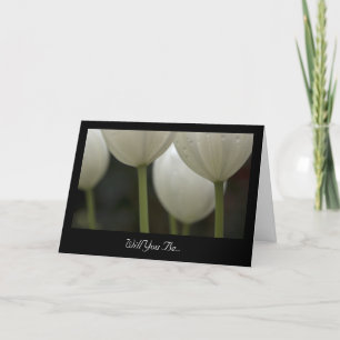 Witte Tulpen zijn mijn Bridesmaid