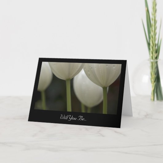 Witte Tulpen zijn mijn Bridesmaid (Voorkant)