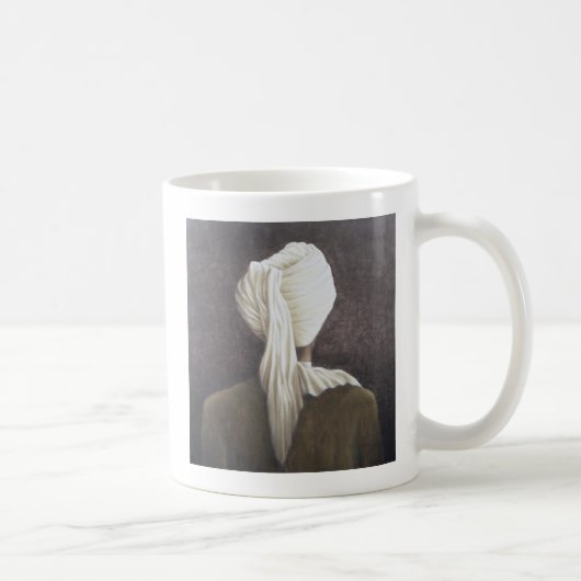 Witte turban 2005 koffiemok (Rechts)