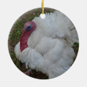 Witte Turkije Keramisch Ornament (Achterkant)