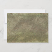 Witte Turquoise Kolibrie Lelie Bloem Waterverfschi Bedankkaart (Achterkant)