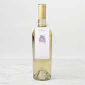Witte Tweeling, sterrenbeeld, sterrenbeeld afdruk Flessenhanger (Op fles)