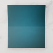 Witte Twinkle String Lights op Blauwgroen Plaatskaartje (Binnenkant ongevouwen)