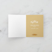 Witte Typografie Happy Thanksgiving Fotokaart Feestdagen Kaart (Binnen)