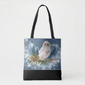 Witte Uil Tote Bag (Voorkant)