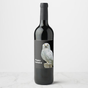 Witte Uil Wijn Etiket