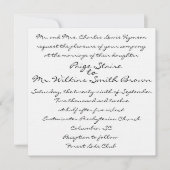 Witte uitnodiging (Voorkant)