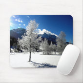 Witte Uitzicht en gebergte Muismat (Met muis)