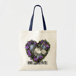Witte Unicorn GELOOF! Tas