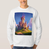 Witte Unisex T-shirt met lange mouwen (Voorkant)