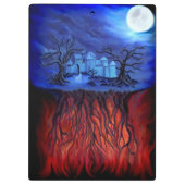 Witte uren tussen de hemel en de hel klembord (Achterkant)