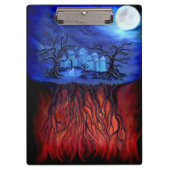 Witte uren tussen de hemel en de hel klembord (Voorkant)