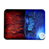 Witte uren tussen de hemel en de hel magneet (Horizontaal)