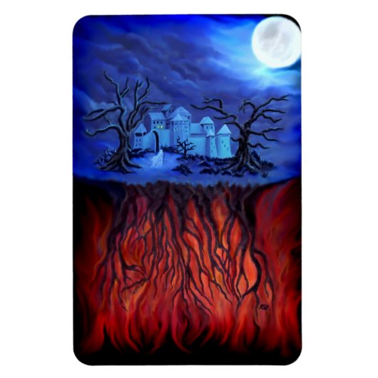 Witte uren tussen de hemel en de hel magneet (Verticaal)