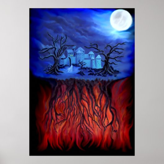 Witte uren tussen de hemel en de hel poster (Voorkant)