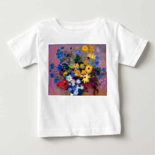 Witte vaas met bloemen Odilon Redon (Voorkant)