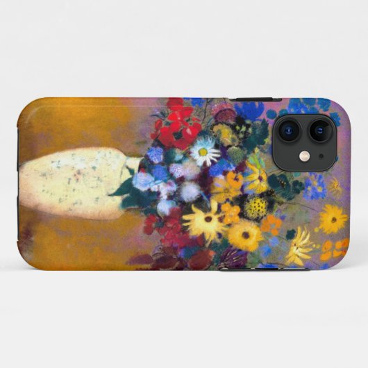 Witte vaas met bloemen Odilon Redon Case-Mate iPhone Case (Achterkant (horizontaal))