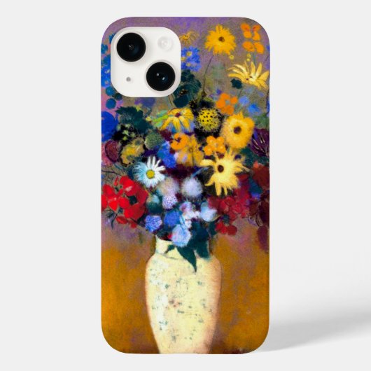 Witte vaas met bloemen Odilon Redon Case-Mate iPhone Case (Achterkant)