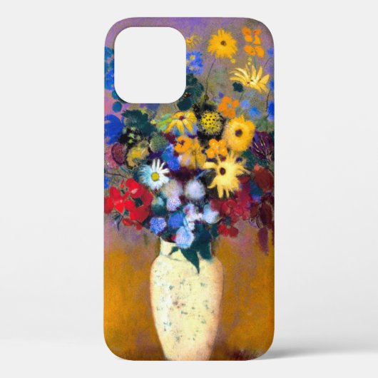 Witte vaas met bloemen Odilon Redon Case-Mate iPhone Case (Achterkant)