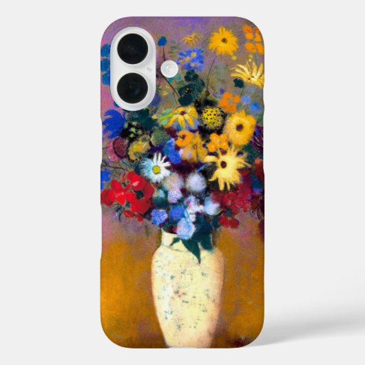 Witte vaas met bloemen Odilon Redon Case-Mate iPhone Case (Achterkant)