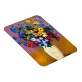 Witte vaas met bloemen Odilon Redon Magneet (Rechterzijde)