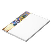 Witte vaas met bloemen Odilon Redon Notitieblok (Linkerzijde)