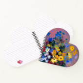 Witte vaas met bloemen Odilon Redon Notitieboek (Binnen)