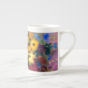 Witte vaas met bloemen Odilon Redon Porselein Kop