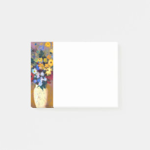 Witte vaas met bloemen Odilon Redon Post-it® Notes