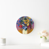 Witte vaas met bloemen Odilon Redon Ronde Klok (Huis)