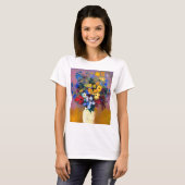 Witte vaas met bloemen Odilon Redon T-shirt (Voorkant volledig)