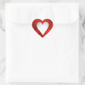 Witte Valentijnsdag - Aanpassen Hart Sticker (Tas)