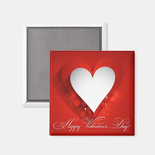 Witte Valentijnsdag - Aanpassen Magneet (Voorkant / Achterkant)