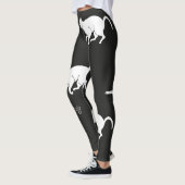 WITTE VANGSTEN OP EEN ZWARTE ACHTERGROND BEWERKEN  LEGGINGS (Links)