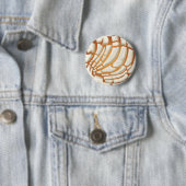 Witte Vanille Concha Pan Dulce Mexicaans Brood Ronde Button 5,7 Cm (In situ)