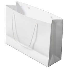Witte, vaste kleur groot cadeauzakje