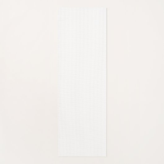 Witte, vaste kleur yogamat (Voorkant)