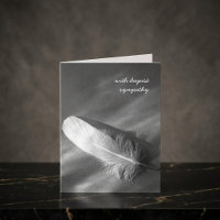 Witte veer in zwart en wit, Sympathie