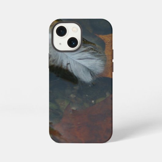 Witte Veer iPhone Hoesje (Achterkant)