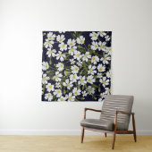 Witte veldbloemen: motief. wandkleed (In Situ (horizontaal))