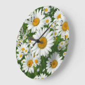 Witte velden van madeliefjes grote klok (Hoek)