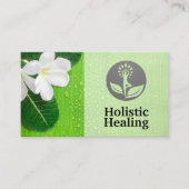 Witte ventilator en bladeren | Holistisch Visitekaartje (Voorkant)